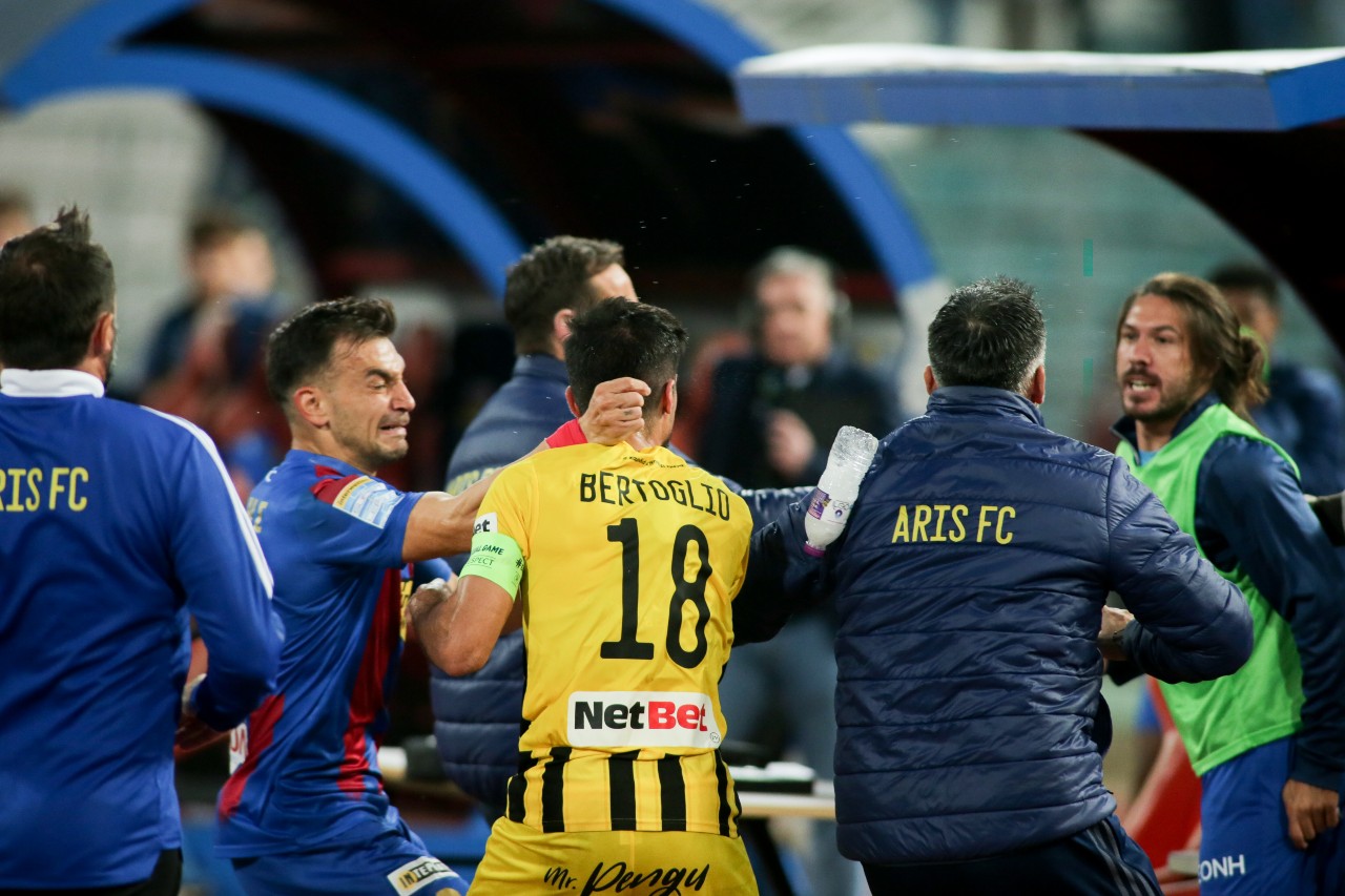 Super League 2021-22, matchday 09 match between Volos NFC and Aris FC at Panthessaliko stadium on November 7, 2021 in Volos, Greece. Photo by: Michalis Batziolas / Reporter Images